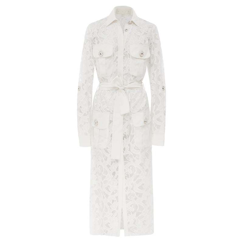 Summer Lace Shirtdress