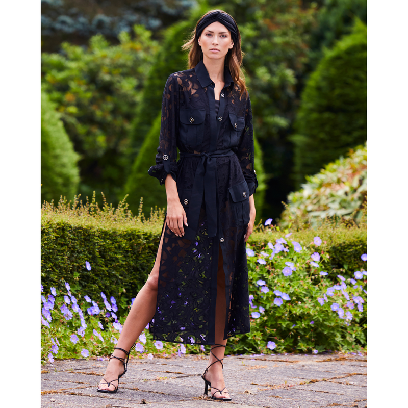 Summer Lace Shirtdress